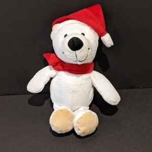 2/$20 Kinder Surprise white polar bear plush 9”